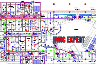 design hvac, plumbing, electrical and residential commercial mep buildings plans