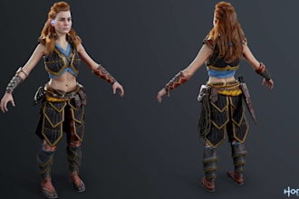 make HQ 3d models for game animation and 3d printing, blender, maya, zbrush