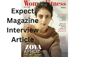 publish your international magazine interview article