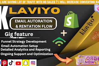 do shopify marketing, sales funnel, or klaviyo marketing to boost shopify sales