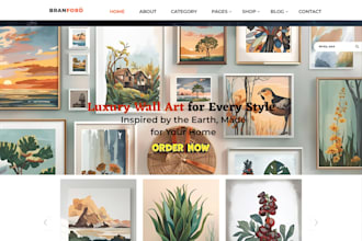 design wall art shopify store print on demand canvas art store wall art website