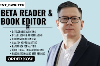 beta read, proofread, developmental book edit historical fiction fantasy novel