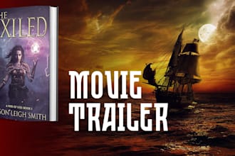 create a custom trailer for your fantasy, scifi or horror book