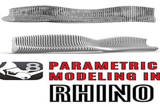 do architectural 3d modeling on rhino, grasshopper, sketchup
