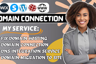 connect domain, restore expired domain in godaddy, wix, squarespace, and dns