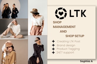 manage and help grow your ltk shop, like to know it shop organically