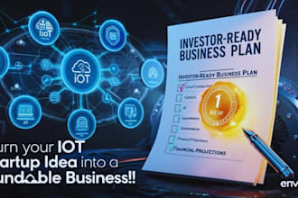 write investor ready iot business plan USA UK asia iot business plan startups