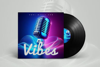 design album cover mixtape cover single ep neon album cover art cd cover design