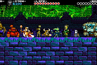 create rpg game mmorpg game 8bit 16b, 3d retro pixel art game with unreal engine