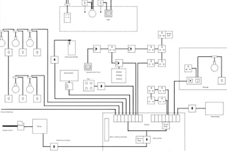 do electrical panel plc power control wiring circuit diagram