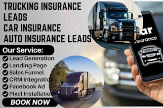 generate trucking insurance leads car insurance commercial auto insurance leads