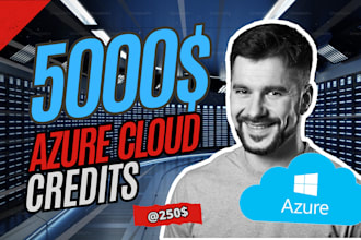 setup 5,000 azure cloud credits account