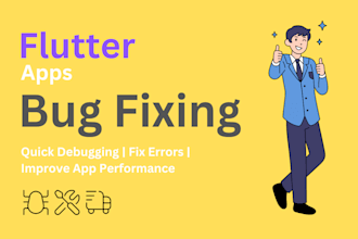 fix flutter app bugs, UI issues and performance errors