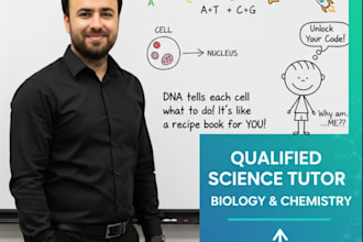 teach biology, chemistry and physics with diagrams and clear explanations