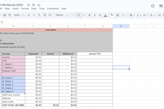 create a custom budget or expense tracking spreadsheet in google sheets