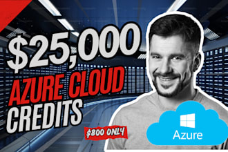 setup 25000 microsoft azure credits account
