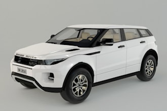 3d car realistic,interior and exterior with rendering,car vehicle,car printing
