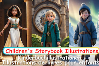 draw children story book illustration children picture book illustration