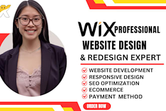 create professional wix website design, wix online store redesign, wix SEO