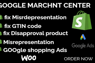 fix google merchant center suspension, gmc misrepresentation, shopping ads, gtin
