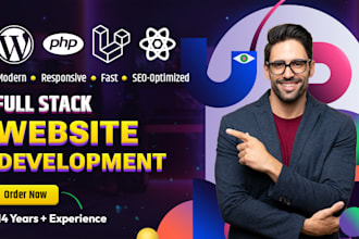 build, website development as full stack designer developer