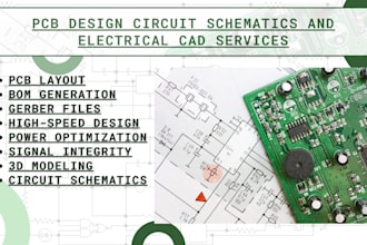 provide professional pcb design circuit schematics and electrical cad service