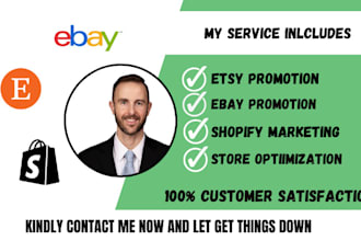 do organic shopify marketing etsy promotion ebay promotion to boost sales