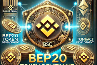 develop and deploy a secure bep20 token on binance smart chain
