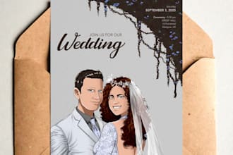 make a wedding invitation card