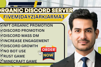 be fivem dev, discord server promotion, arma 3 server, dayz server, ark server