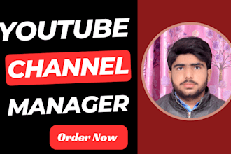 be your youtube channel manager