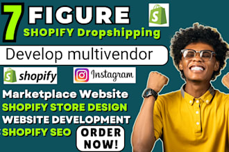 develop multivendor ecommerce marketplace website do shopify dropshipping store