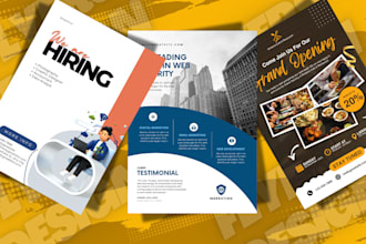 design a professional corporate flyer