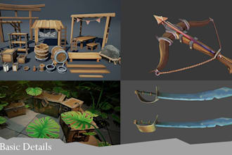 create props or environment game ready