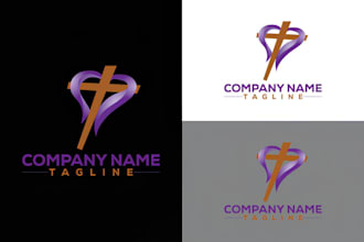 design modern church, ministry and charity logo