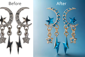 jewelry retouching image editing photo manipulation