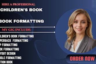 format, page layout design your children book, activity book, product catalogue