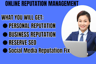 remove negative links and do online reputation management