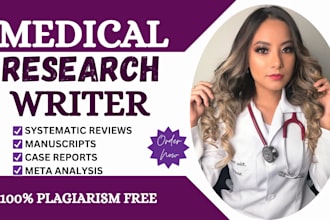 do medical manuscript writing, systematic review review article, and case report
