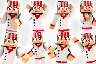 create a custom minecraft png render