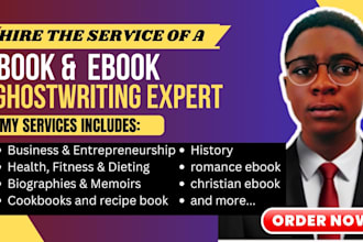 be your expert nonfiction ghostwriter for ebooks, KDP, and amazon kindle