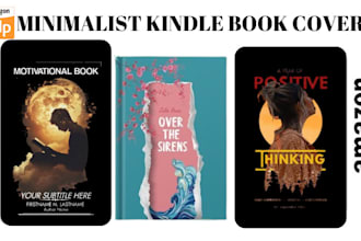 design minimalist kindle book cover ebook cover  book cover design amazon kdp