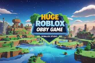 create complete huge roblox obby, tycoon, battlefield script for roblox studio