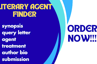 find top literary agents, synopsis, treatment query letters, and submissions