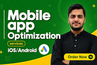 provide app aso, app store optimization, app ranking services for ios or android