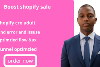 do cro audit to increase website sales and conversion rates shopify store