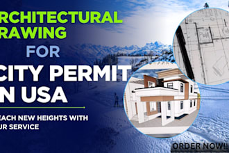 make site plan, plot plan of your property for city permit