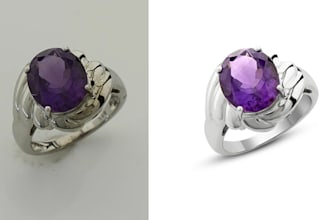 do product photo editing and jewelry retouching in photoshop