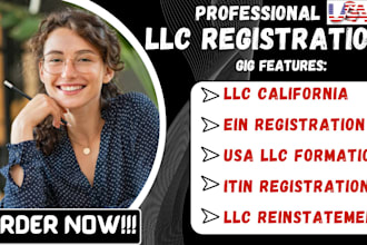 do llc registration US llc formation llc business llc tax filing and get ein