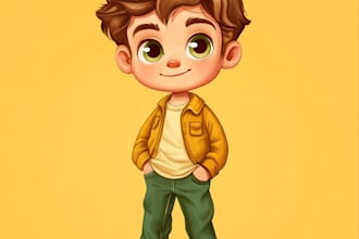 make children book illustration cartoon illustration